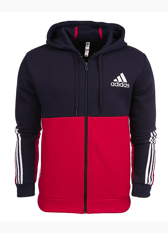adidas bărbați Bluză Essentials Colorblock Fleece Full-Zip Hoodie HK2880 adidas bărbați Bluză Essentials Colorblock Fleece Full-Zip Hoodie HK2880
