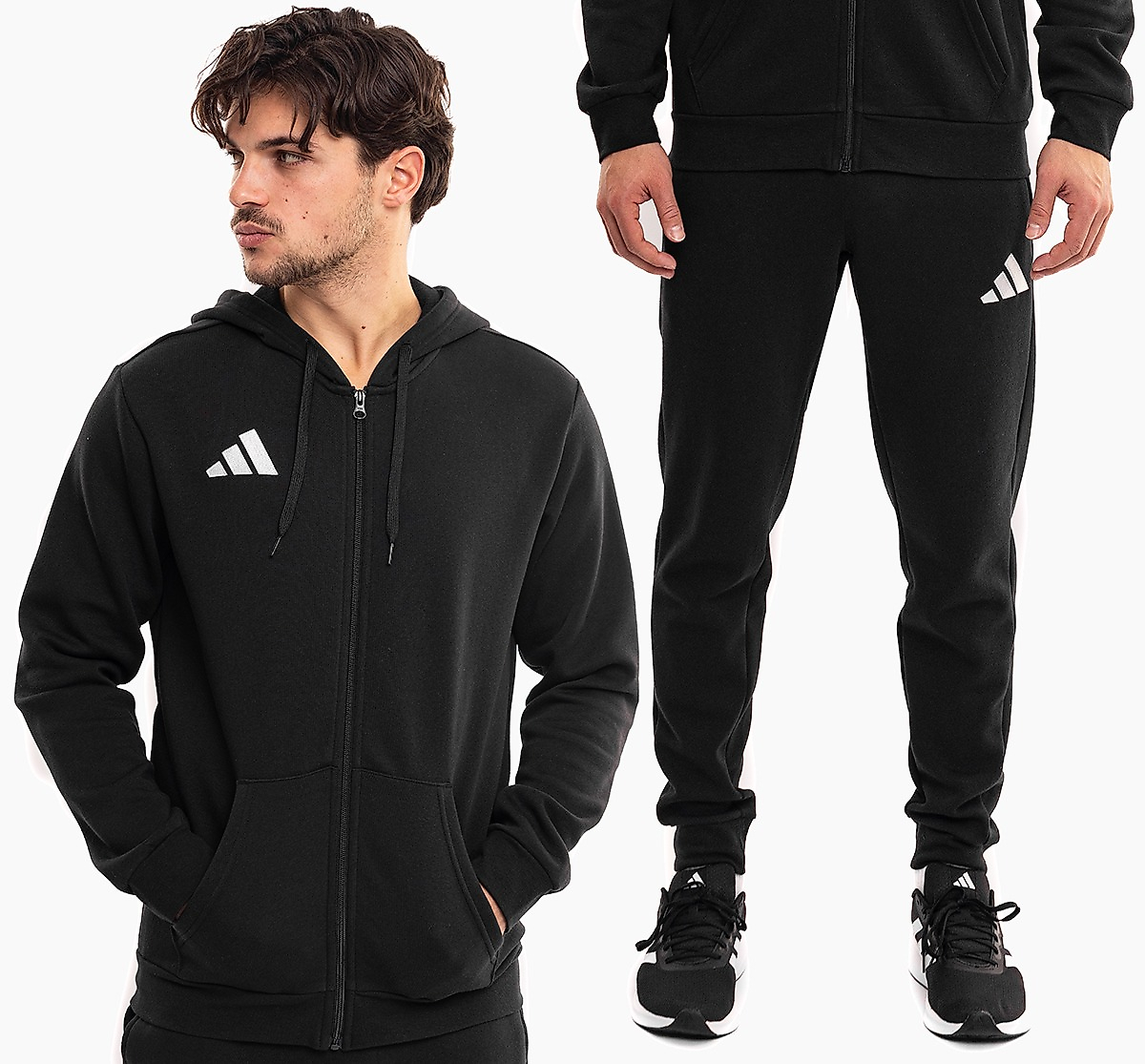 adidas Trening bărbați Entrada 26 Full Zip Hoody KF5945/JZ9138