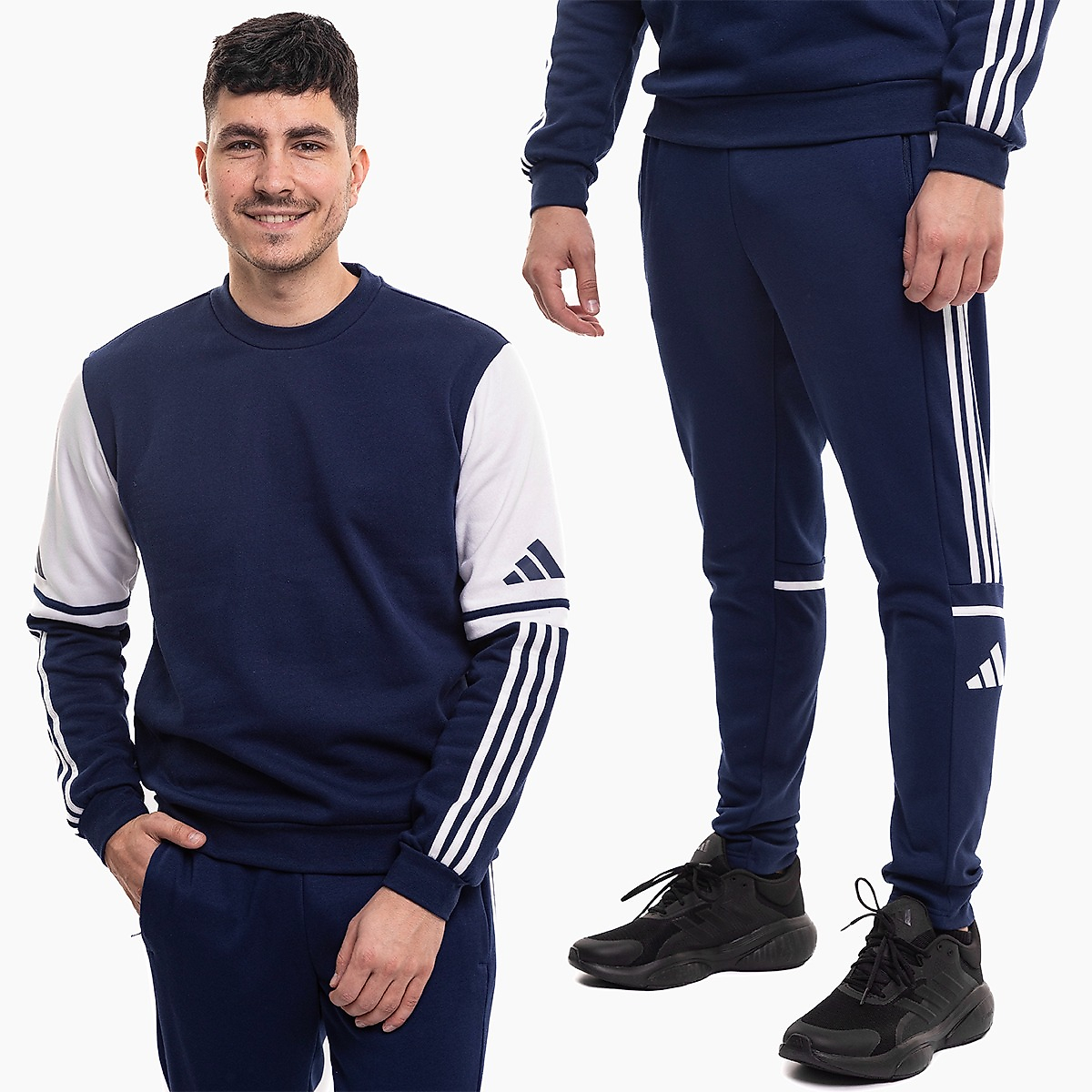 adidas Set bărbați Squadra 25 Sweat Crew JD2958/JD2961