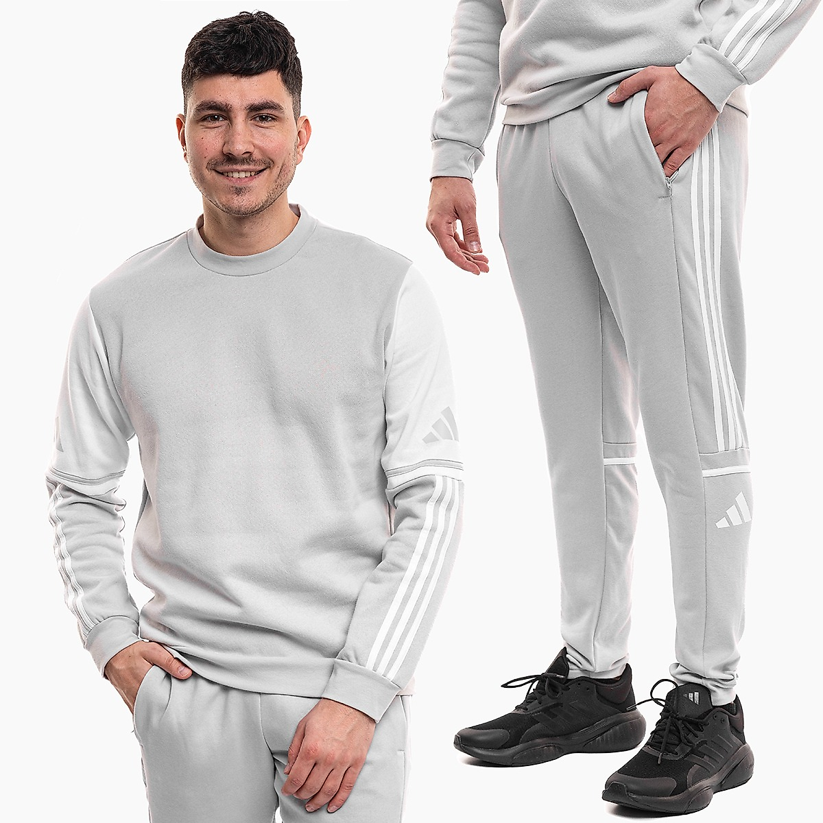 adidas Set bărbați Squadra 25 Sweat Crew JD2960/JD2962