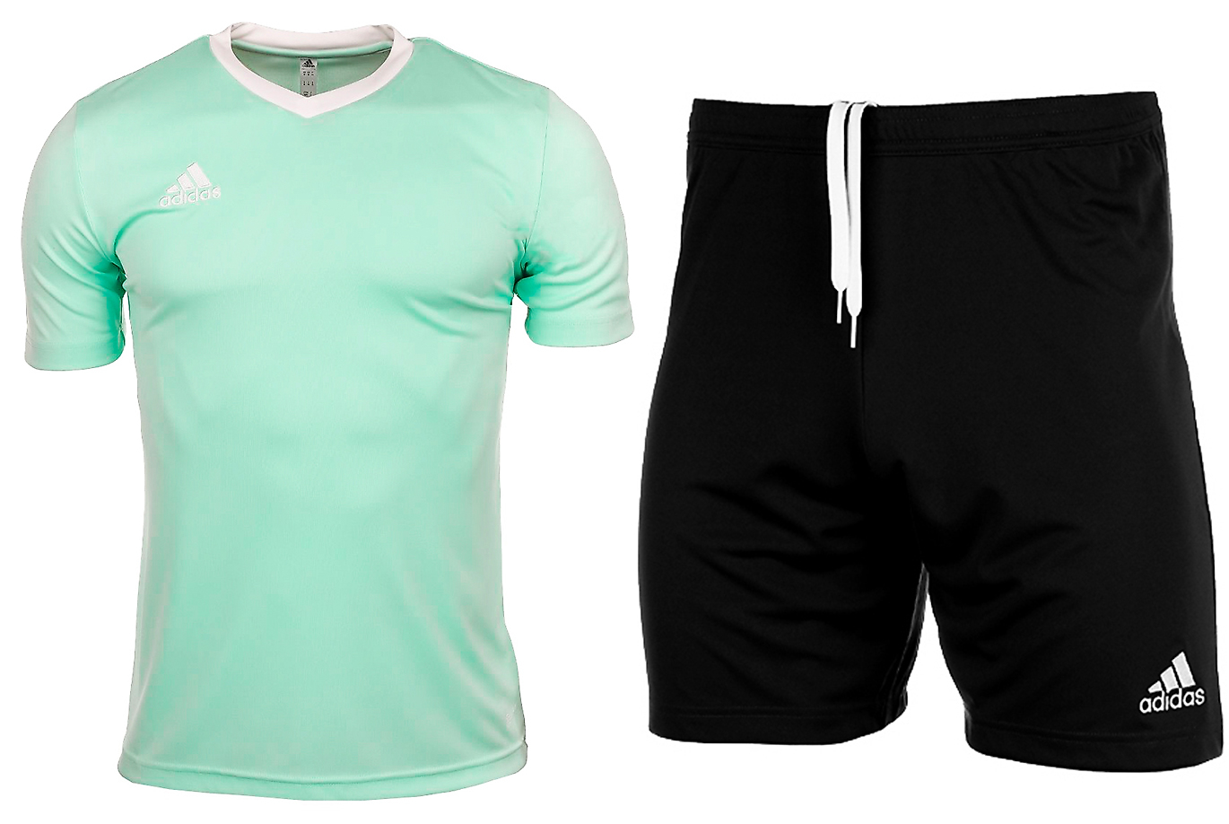 adidas Set de sport pentru bărbați Tricou Pantaloni scurți Entrada 22 Jsy HC5073/H57504