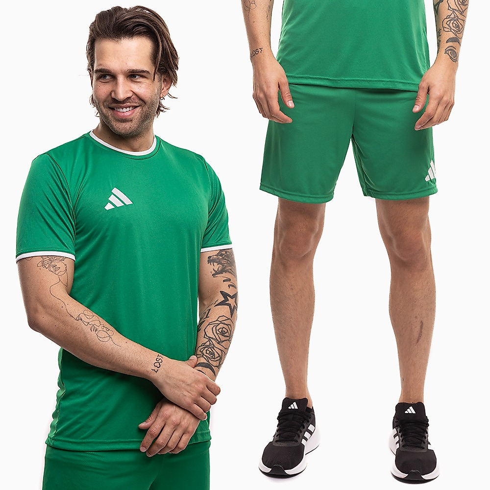 adidas Set sportiv bărbați tricou și pantaloni scurți Entrada 26 JZ2503/JZ2519
