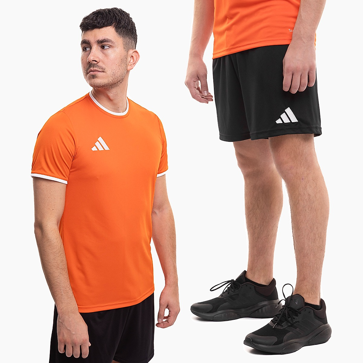 adidas set sportiv bărbați tricou pantaloni scurți Entrada 26 JZ2509/JZ2521