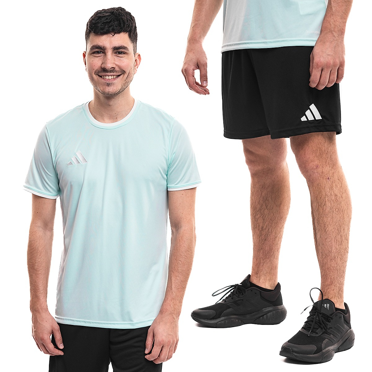 adidas Set sportiv bărbați tricou și pantaloni scurți Entrada 26 KE9838/JZ2521