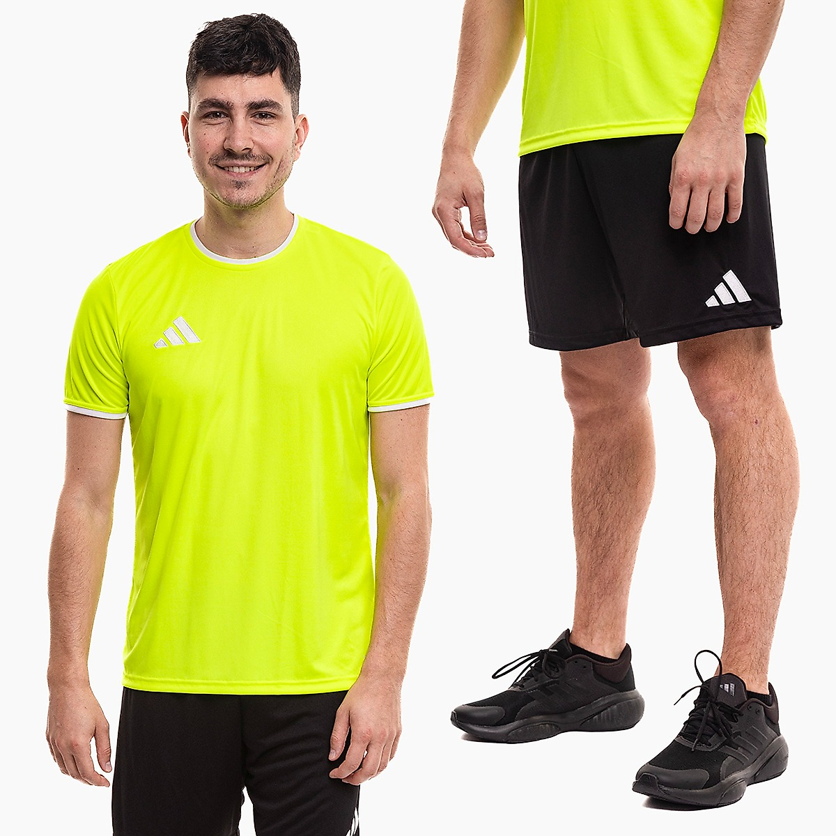 adidas Set sportiv bărbați tricou și pantaloni scurți Entrada 26 KE9840/JZ2521
