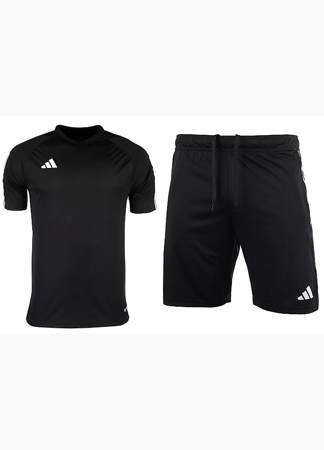 adidas Set de sport pentru bărbați Tricou Pantaloni scurți Tiro 23 Competition Jersey HK7638/HL3923 adidas Set de sport pentru bărbați Tricou Pantaloni scurți Tiro 23 Competition Jersey HK7638/HL3923