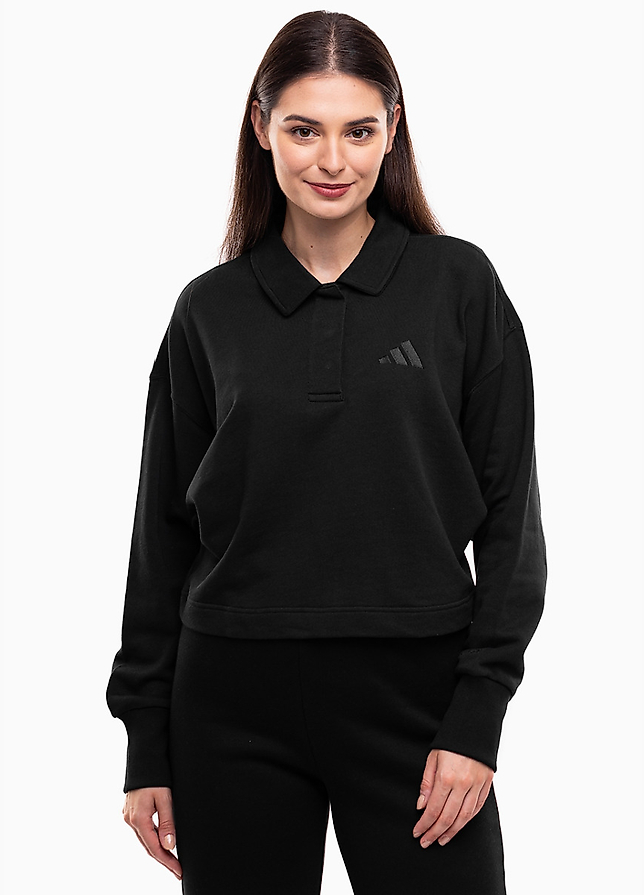 adidas Bluza pentru femei ALL SZN French Terry Polo IX3806 adidas Bluza pentru femei ALL SZN French Terry Polo IX3806