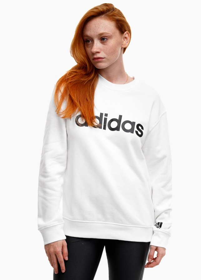 adidas Bluză de damă Essentials Linear French Terry IC6879 adidas Bluză de damă Essentials Linear French Terry IC6879