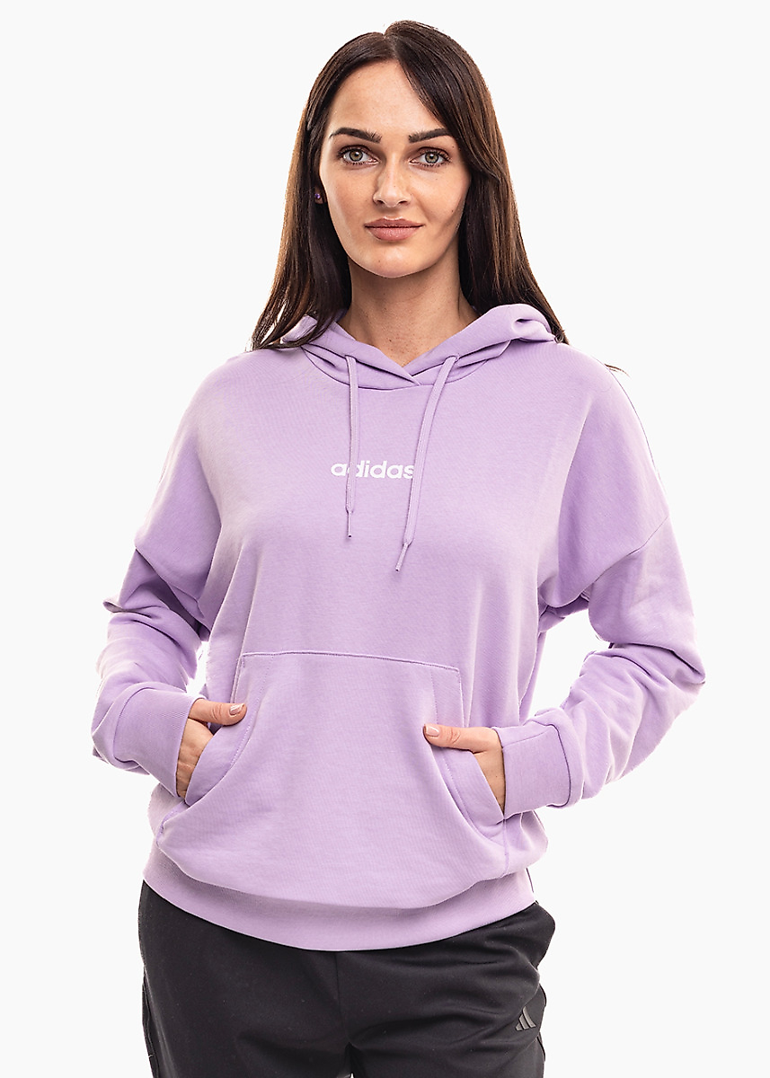 adidas Bluză damă Essentials Linear French Terry Hoodie JY0036