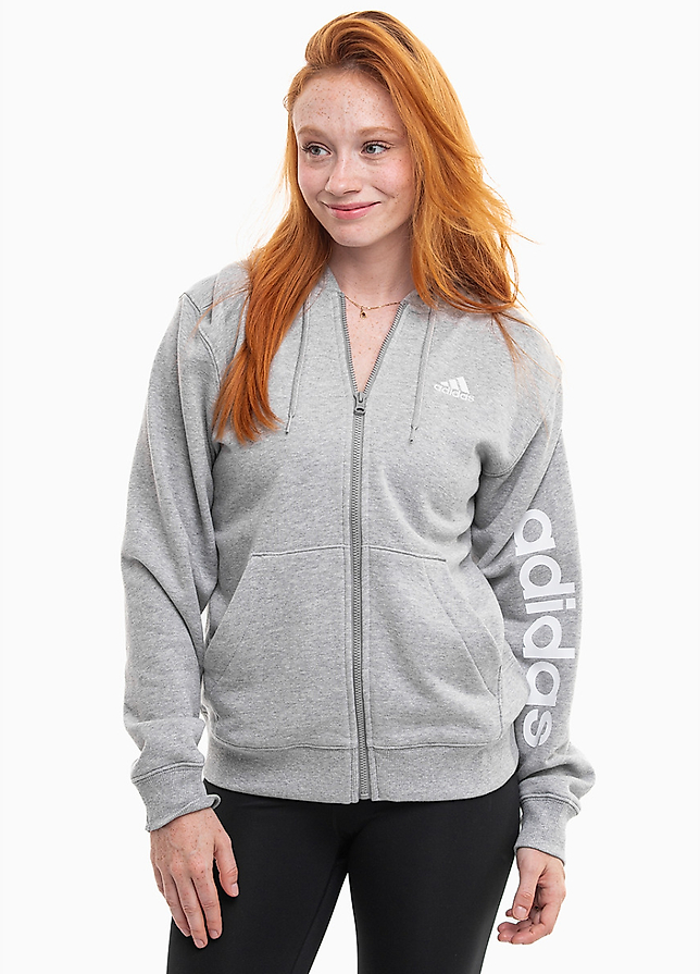 adidas Hanorac de damă Essentials Linear Full-Zip French Terry Hoodie IC6866 adidas Hanorac de damă Essentials Linear Full-Zip French Terry Hoodie IC6866