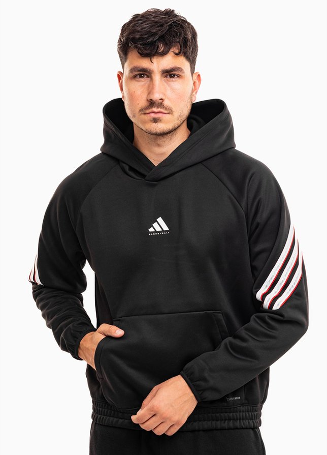 adidas Hanorac pentru bărbați Basketball Crazy Warm Hoody JN2491 adidas Hanorac pentru bărbați Basketball Crazy Warm Hoody JN2491