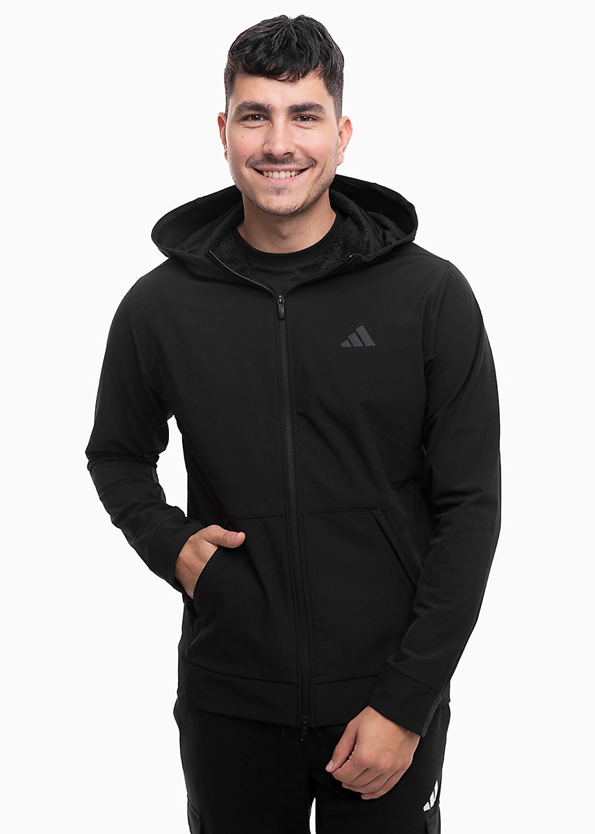 adidas Bluză bărbătească Designed for Training COLD.RDY Full-Zip Hoodie IN5607
