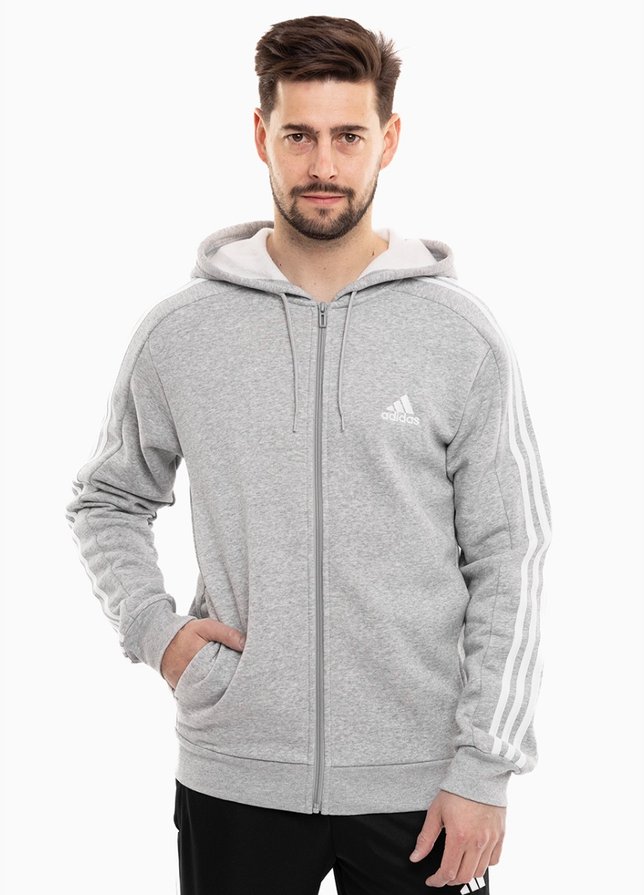 adidas Hanorac pentru bărbați Essentials Fleece 3-Stripes Full-Zip IJ6479 adidas Hanorac pentru bărbați Essentials Fleece 3-Stripes Full-Zip IJ6479