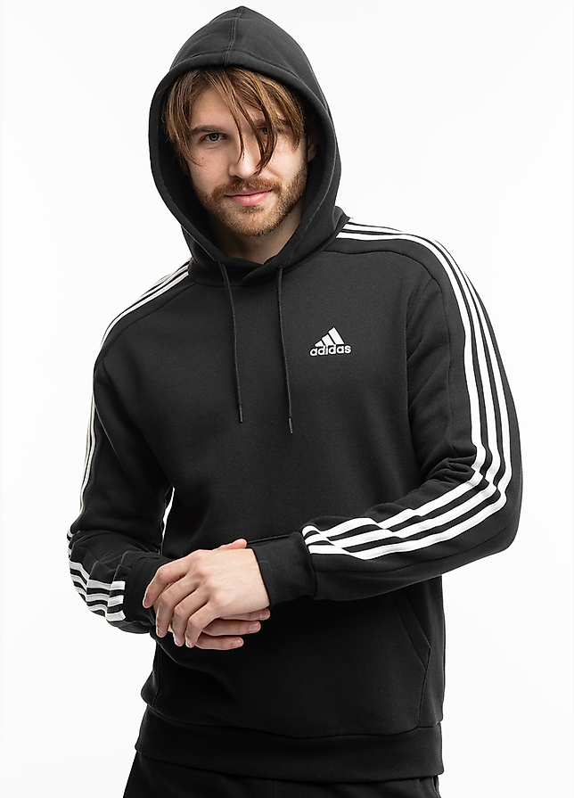 adidas Hanorac pentru bărbați Essentials Fleece 3-Stripes Hoodie IB4028 adidas Hanorac pentru bărbați Essentials Fleece 3-Stripes Hoodie IB4028