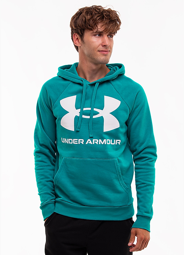 Under Armour Hanorac pentru bărbați Rival Fleece Big Logo HD 1357093 722 Under Armour Hanorac pentru bărbați Rival Fleece Big Logo HD 1357093 722