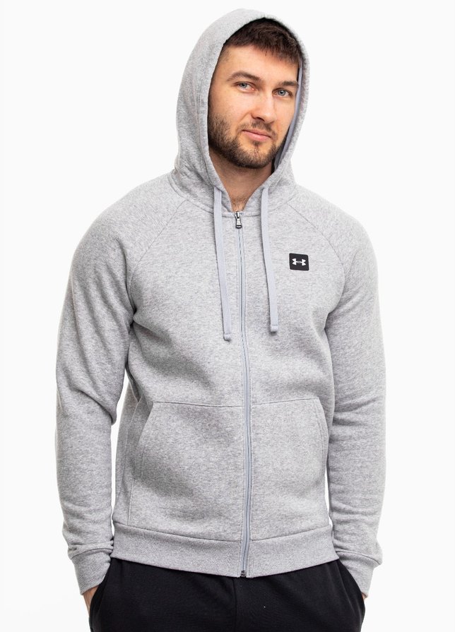 Under Armour bluză bărbați Rival Fleece FZ Hoodie 1357111 011 Under Armour bluză bărbați Rival Fleece FZ Hoodie 1357111 011