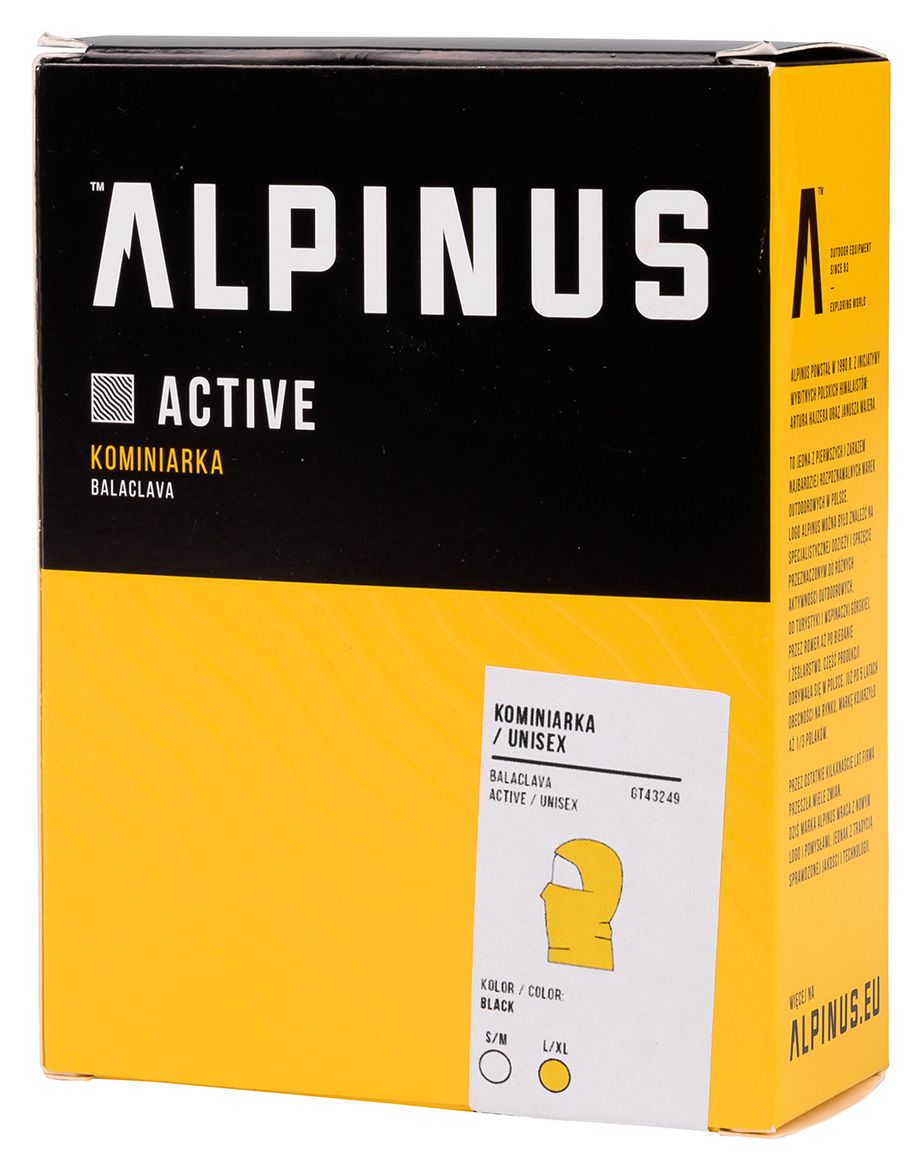 Alpinus eșarfă pentru bărbați Active Balaclava Unisex GT43249