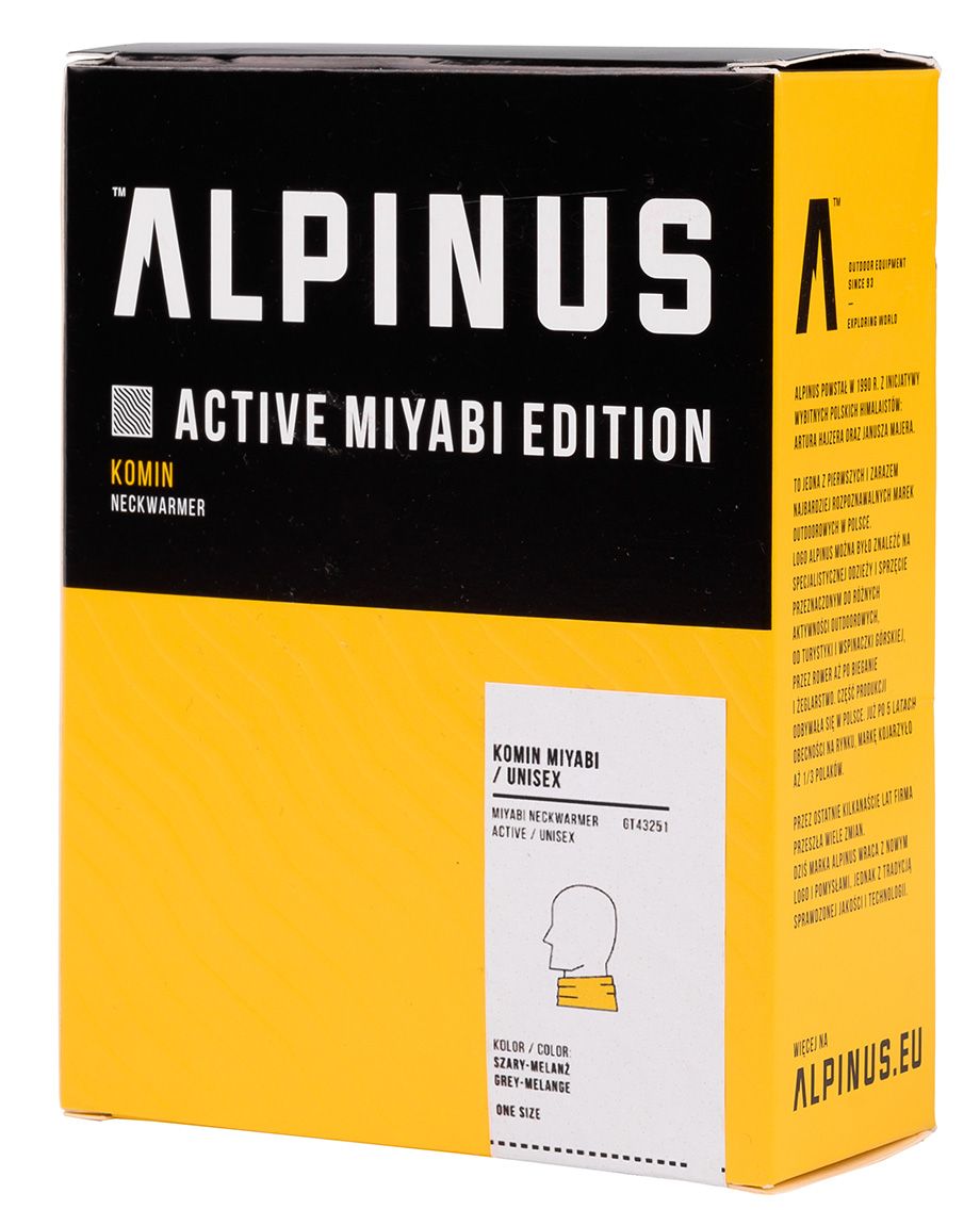 Alpinus Eșarfă Pentru Bărbați Active Miyabi Neckwarmer GT43251