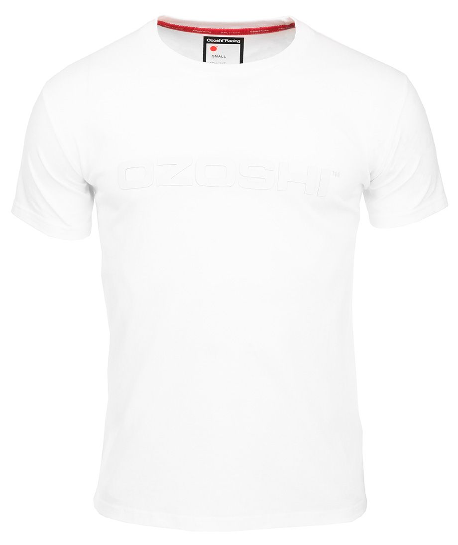 Ozoshi tricou pentru bărbați Naoto alb O20TSRACE004