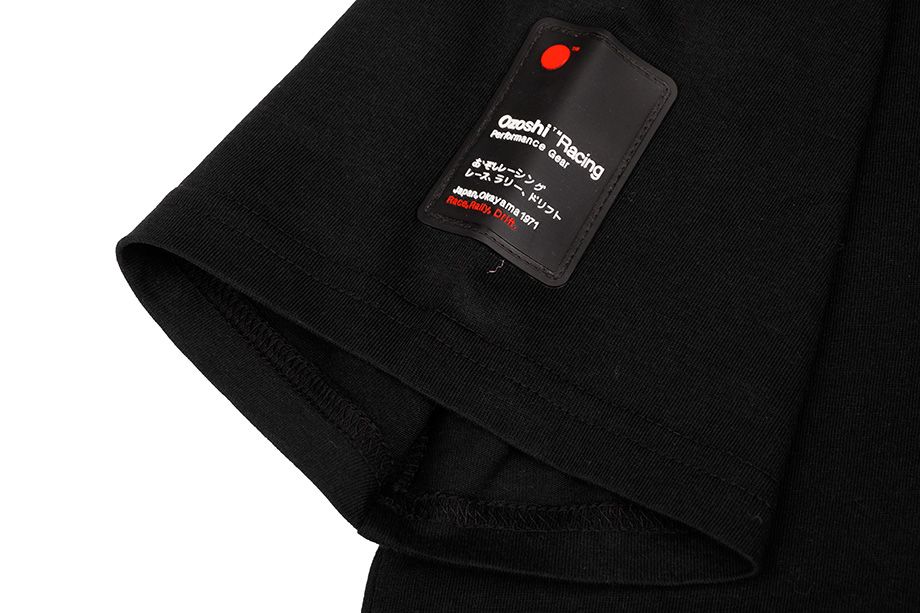 Ozoshi tricou pentru bărbați Naoto negru O20TSRACE004