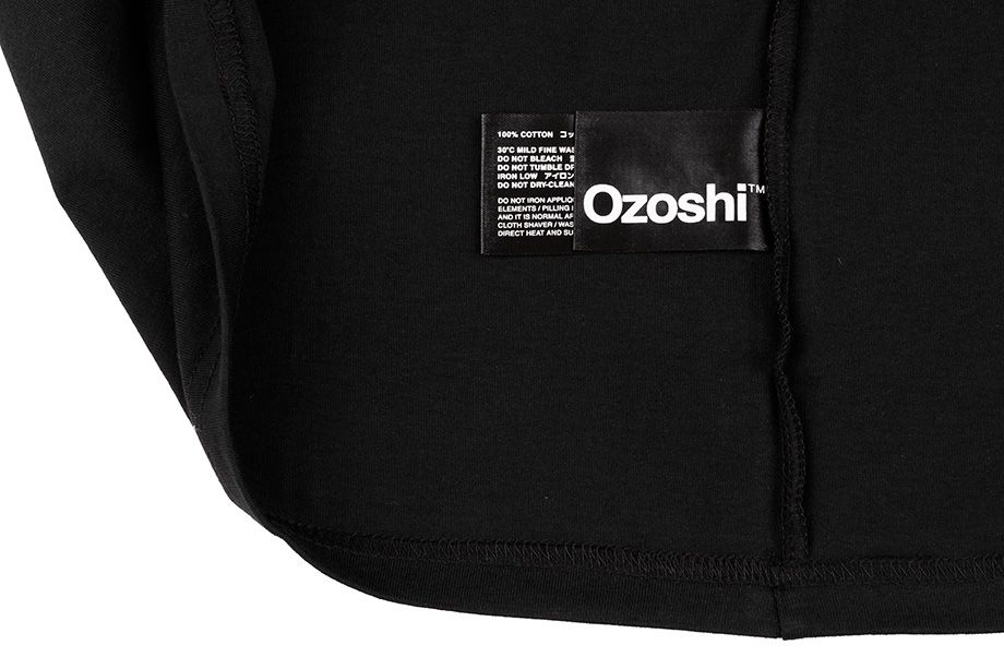 Ozoshi tricou pentru bărbați Naoto negru O20TSRACE004