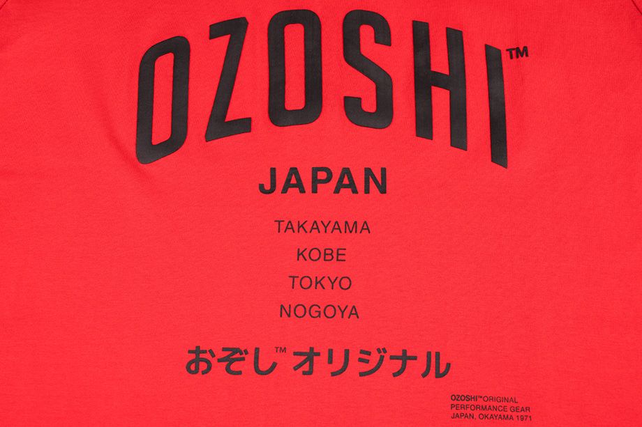 Ozoshi tricou pentru bărbați Atsumi roșu TSH O20TS007