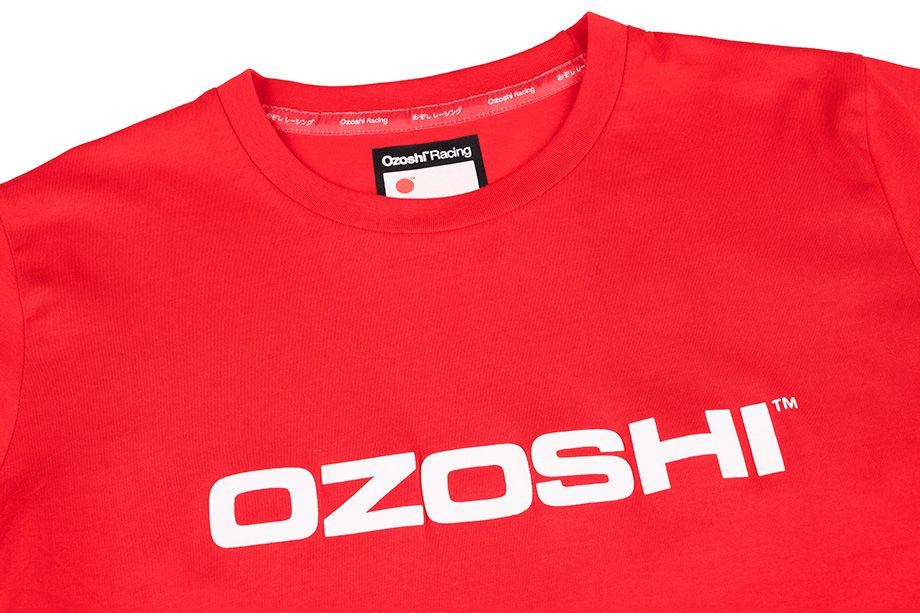 Ozoshi tricou pentru bărbația Naoto roșu O20TSRACE004