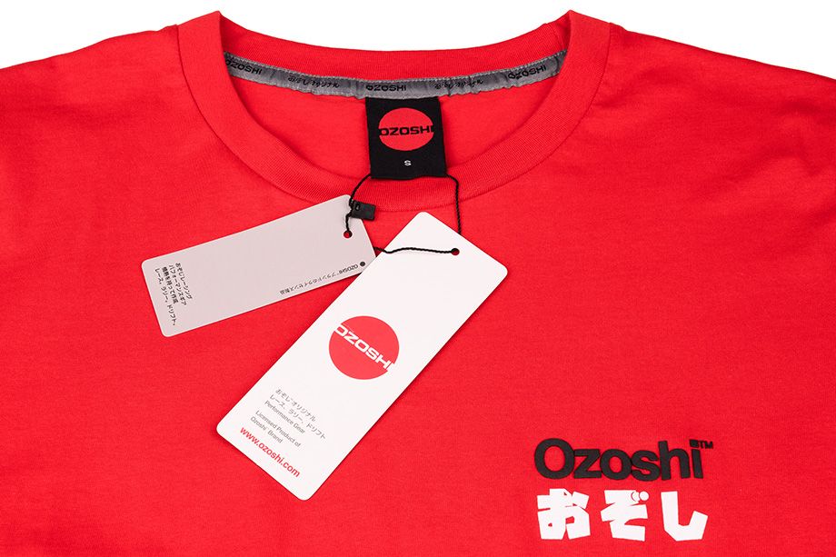 Ozoshi tricou pentru bărbați Isao roșu TSH O20TS005