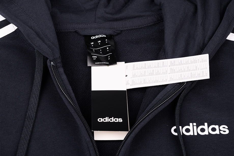adidas bărbătească bluză Essentials 3 Stripes FZ French Terry DU0471