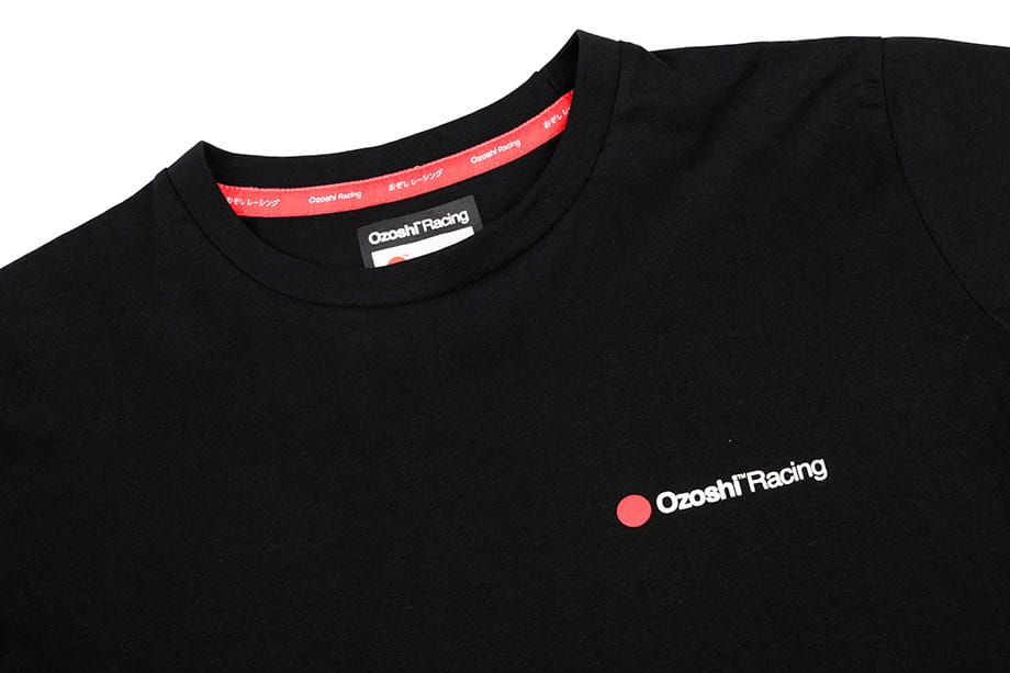 Ozoshi tricou pentru bărbați Hiroki negru O20TSBR004