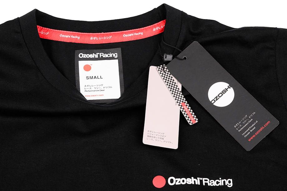 Ozoshi tricou pentru bărbați Hiroki negru O20TSBR004
