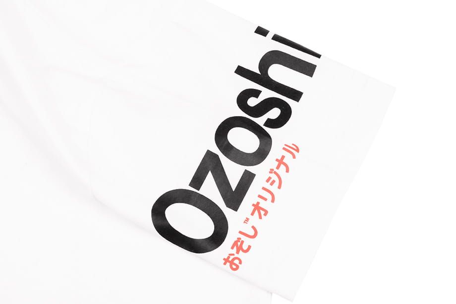 Ozoshi tricou pentru bărbați Masaru alb O20TSBR008-ADD