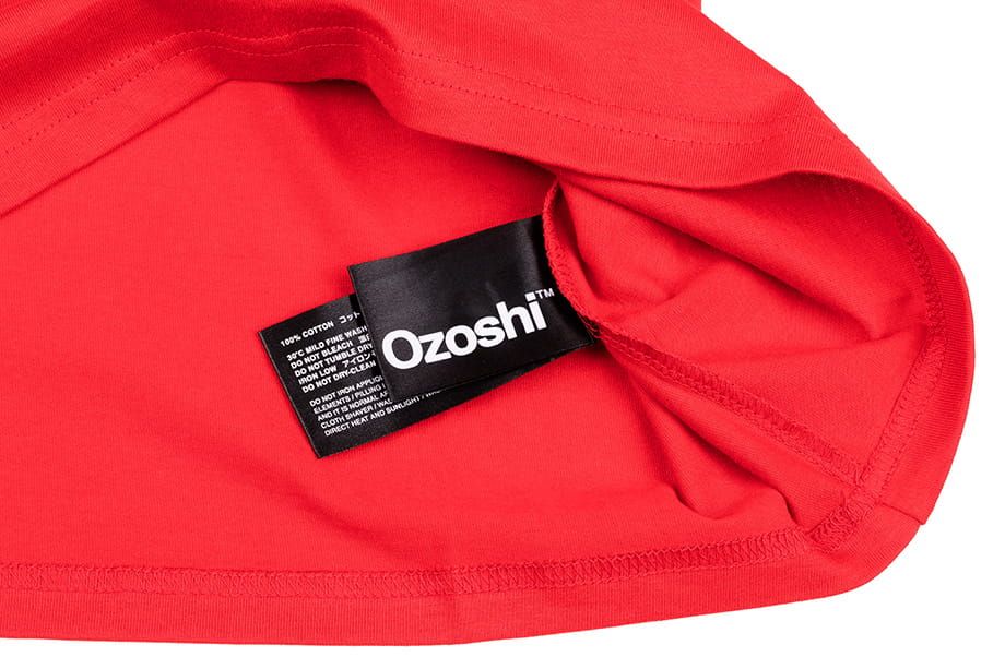 Ozoshi tricou pentru bărbați Yoshito roșu O20TSRACE005