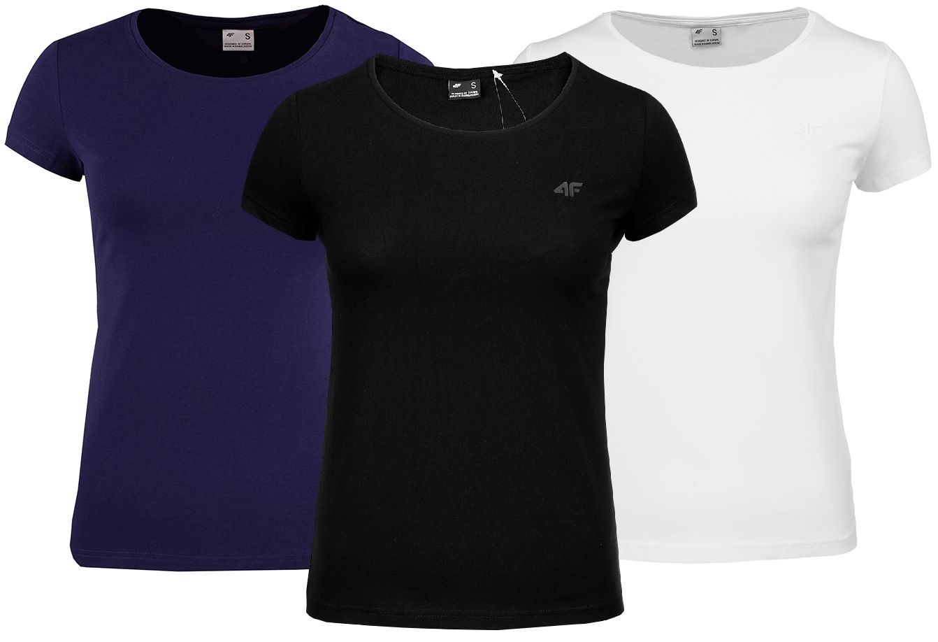 4F Set de tricouri pentru femei 4FAW23TTSHF0906 10S/30S/20S