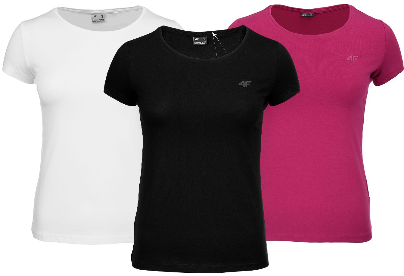 4F Set de tricouri pentru femei 4FAW23TTSHF0906 10S/53S/20S