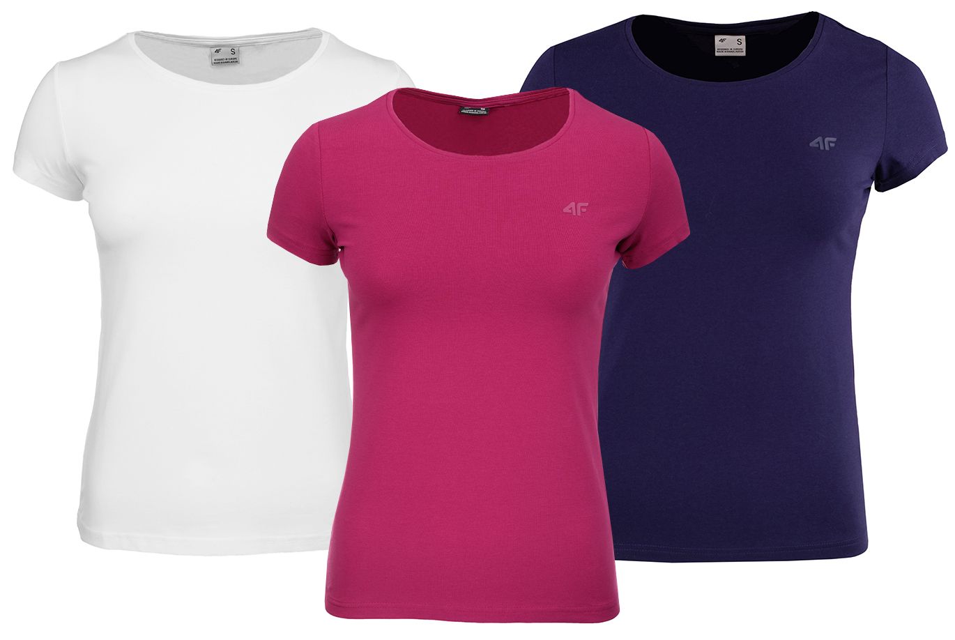 4F Set de tricouri pentru femei 4FAW23TTSHF0906 10S/53S/30S