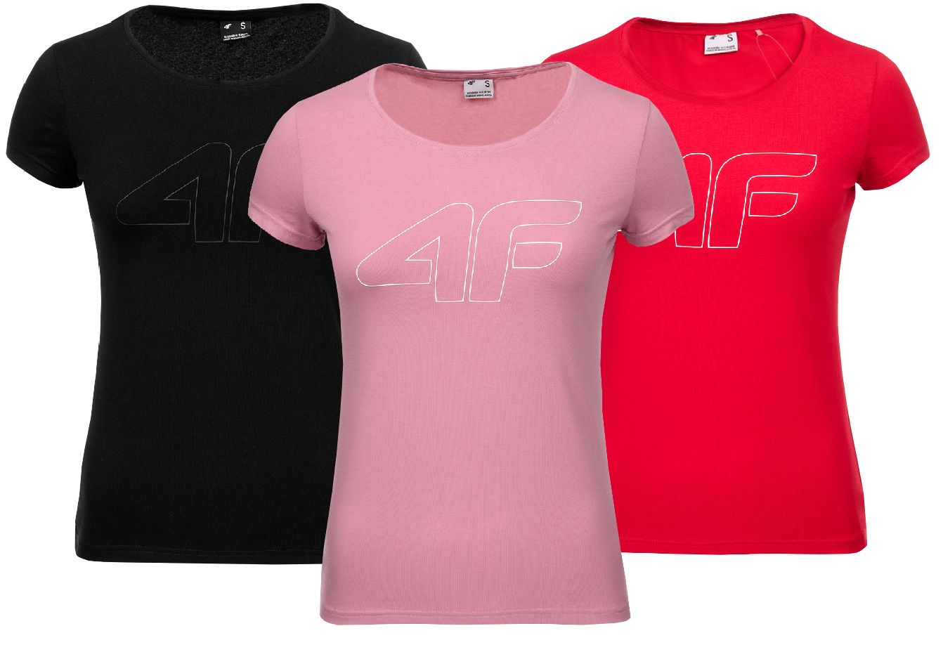 4F Set de tricouri pentru femei H4L22 TSD353 56S/62S/20S