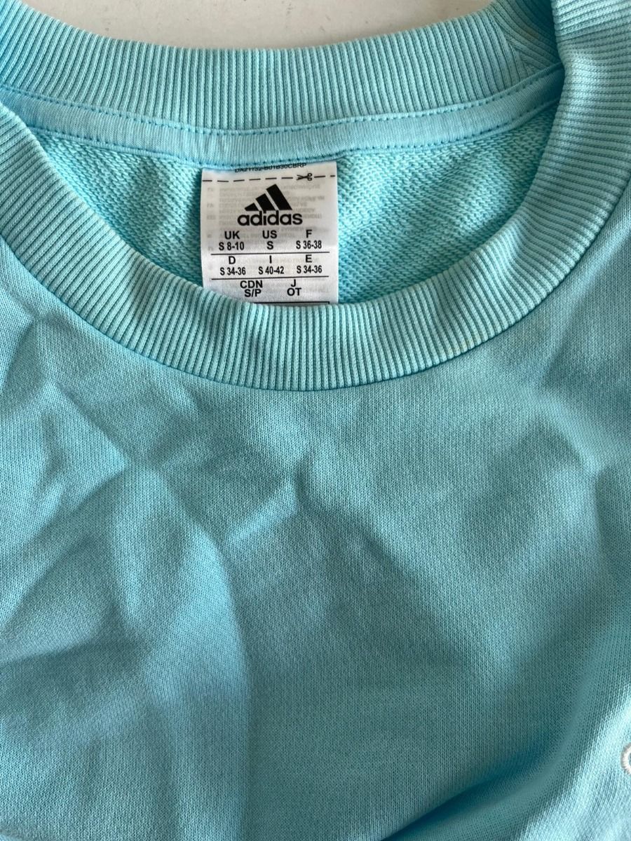 adidas Bluză Pentru Femei Essentials Studio Lounge 3-Stripes Sweatshirt HL2082 roz. S OUTLET
