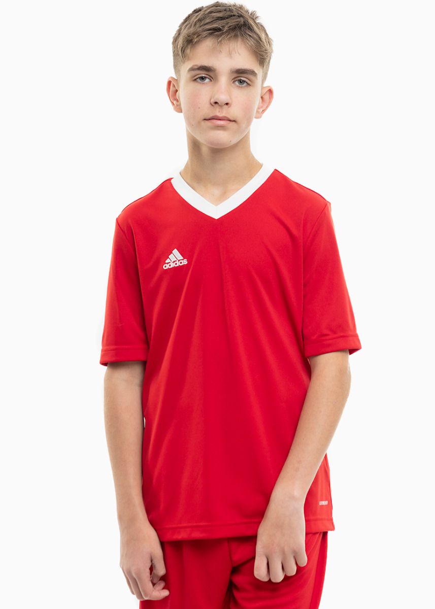 adidas Set de sport pentru copii Tricou Pantaloni scurți Entrada 22 Jersey H57496/H57501 adidas Set de sport pentru copii Tricou Pantaloni scurți Entrada 22 Jersey H57496/H57501