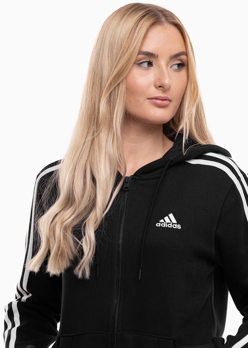 adidas Trening pentru femei Essentials 3-Stripes Full-Zip Fleece HZ5743/HZ5753