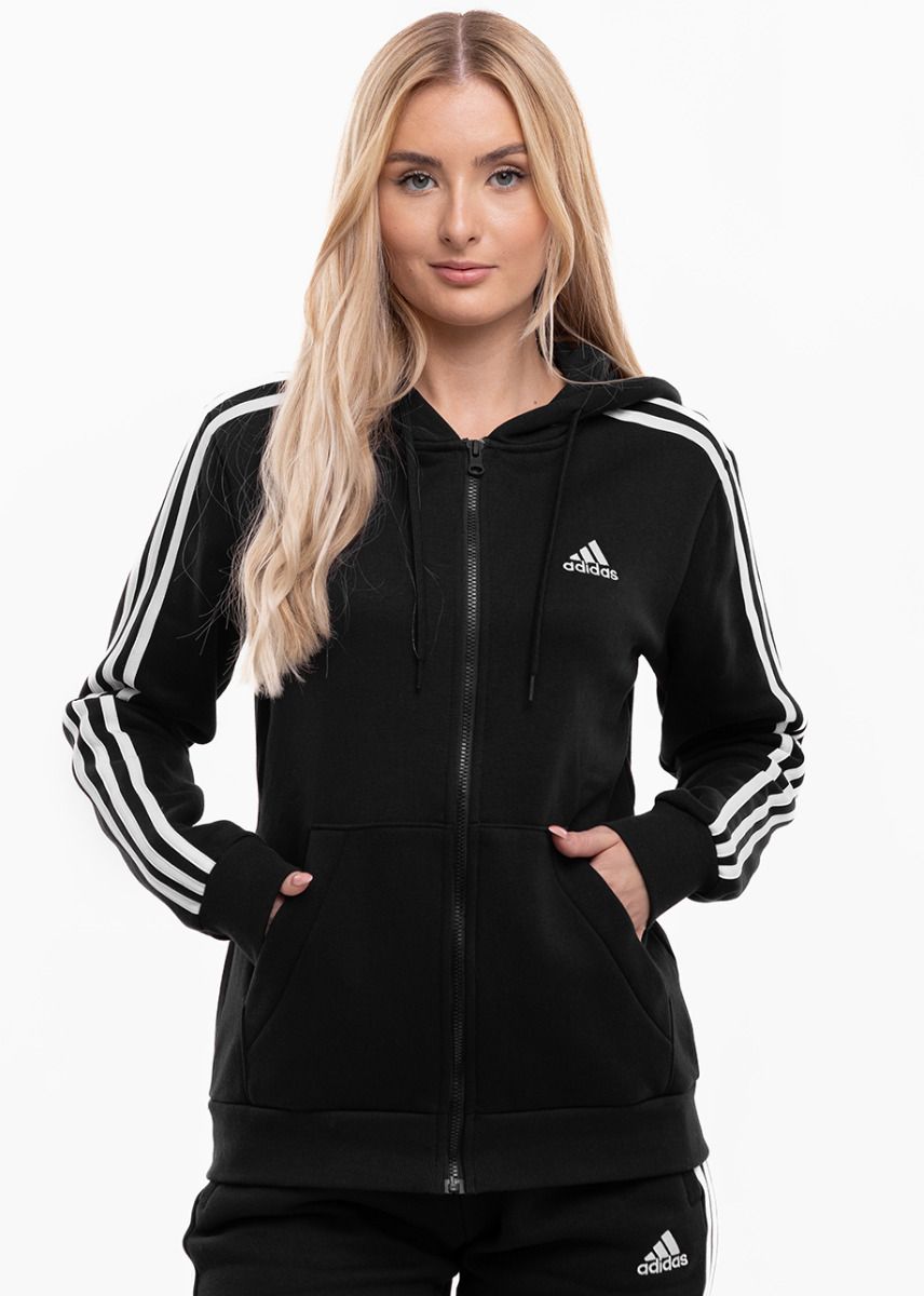 adidas Trening pentru femei Essentials 3-Stripes Full-Zip Fleece HZ5743/HZ5753