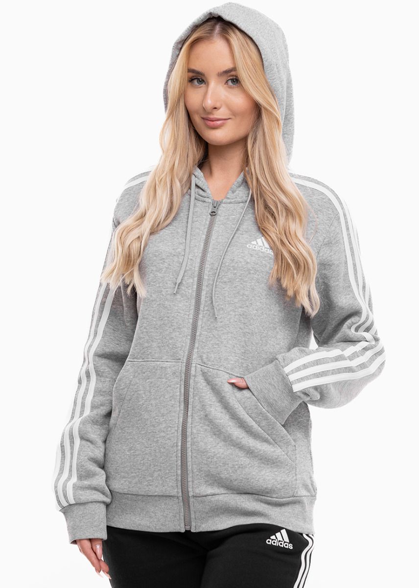 adidas Trening pentru femei Essentials 3-Stripes Full-Zip Fleece IM0236/HZ5753