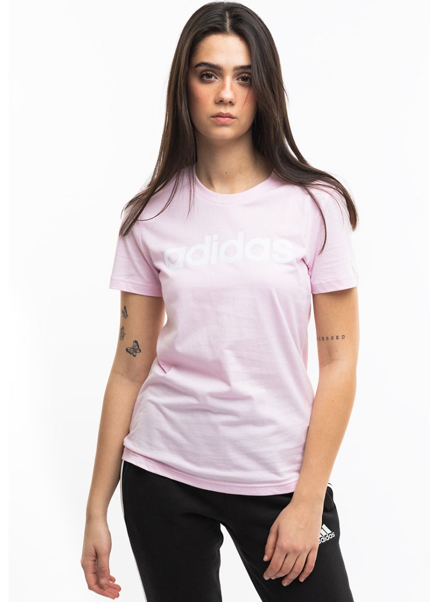 adidas Tricou pentru femei Loungwear Essentials Slim Logo GL0771