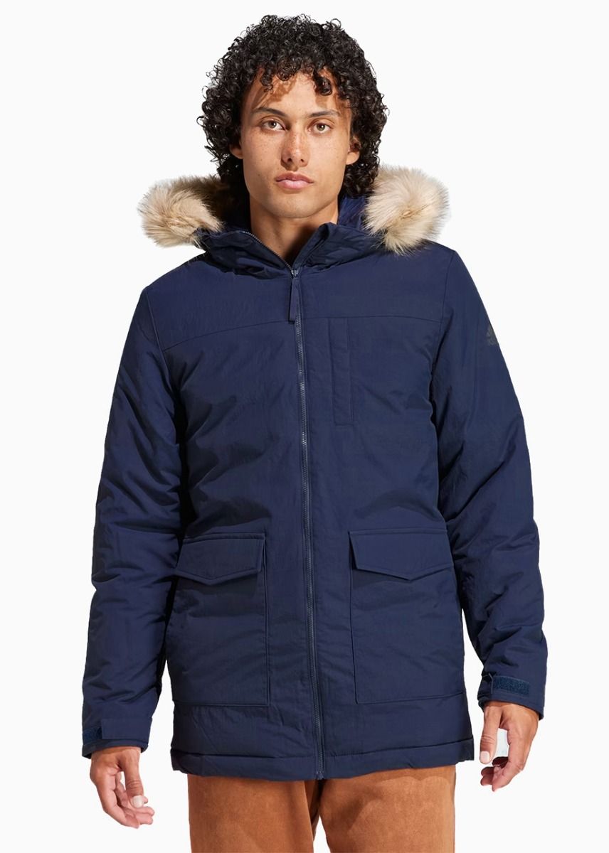 adidas Jachetă pentru bărbați Hooded Fur IK0552