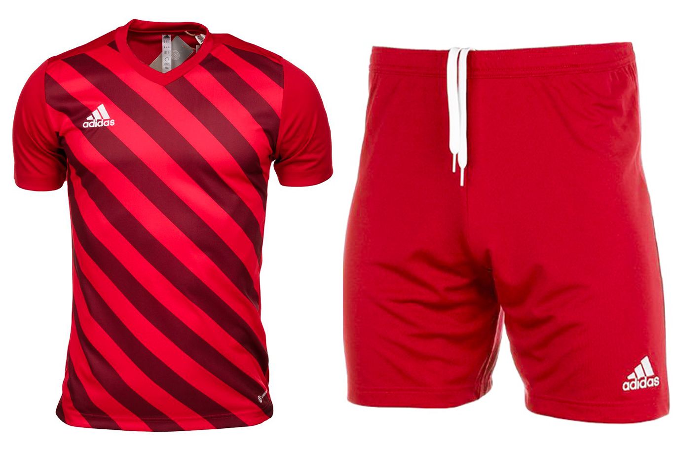 adidas Set de sport pentru bărbați Tricou Pantaloni scurți Entrada 22 Gfx Jsy HB0572/H61735