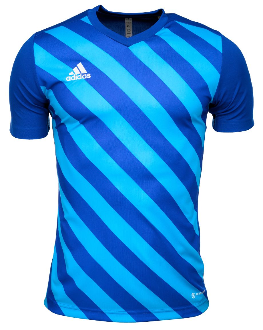 adidas Set de sport pentru bărbați Tricou Pantaloni scurți Entrada 22 Gfx Jsy HF0116/H57504