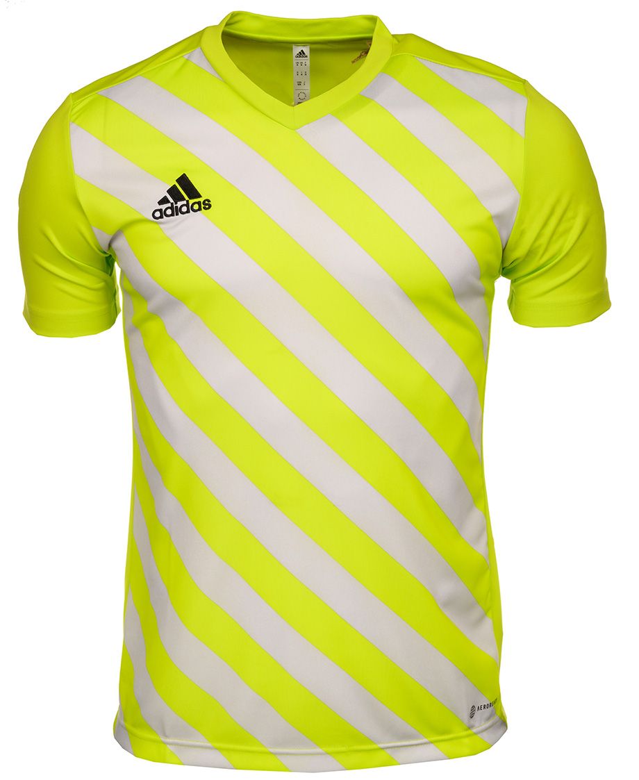 adidas Set de sport pentru bărbați Tricou Pantaloni scurți Entrada 22 Gfx Jsy HF0118/H57504