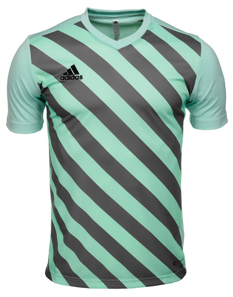 adidas Set de sport pentru bărbați Tricou Pantaloni scurți Entrada 22 Gfx Jsy HF0119/H57504