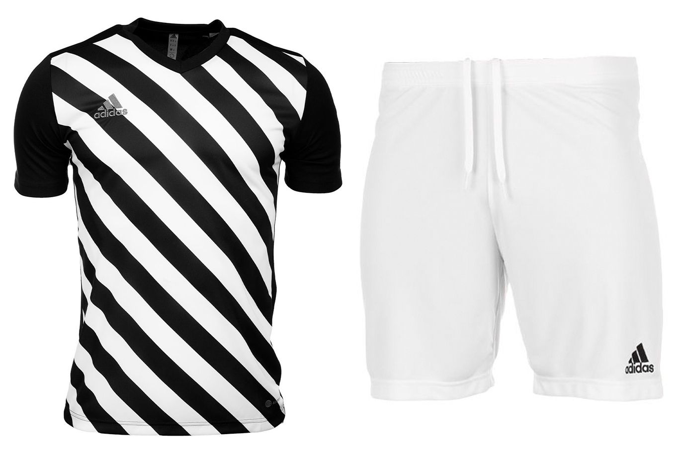 adidas Set de sport pentru bărbați Tricou Pantaloni scurți Entrada 22 Gfx Jsy HF0126/HG6295