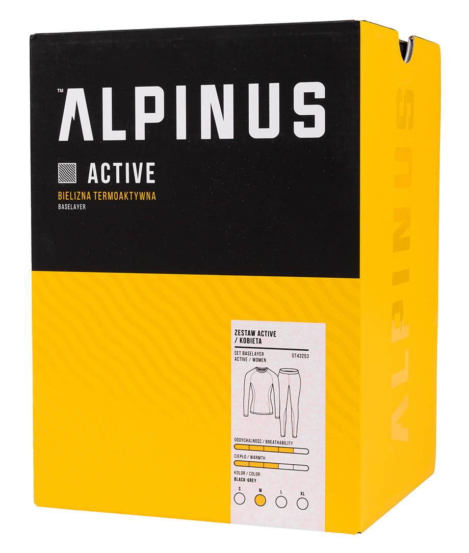 Alpinus Lenjerie de corp termoactivă pentru femei Active Base Layer Set GT43253